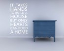 It Takes Hands Quotes Wall Decal Family Vinyl Art Stickers